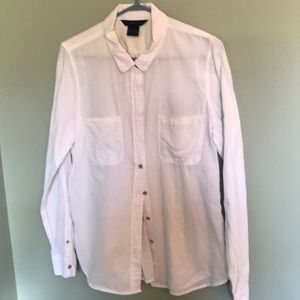 Women’s white cotton shirt by Calvin Klein Jeans